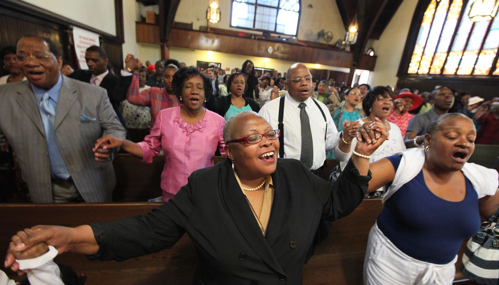 Sunday Service At Grant AME Church