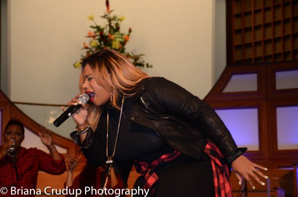 Tasha Cobbs, Kierra Sheard & Bishop William Murphy at ONE PLACE LIVE Tour ATL!