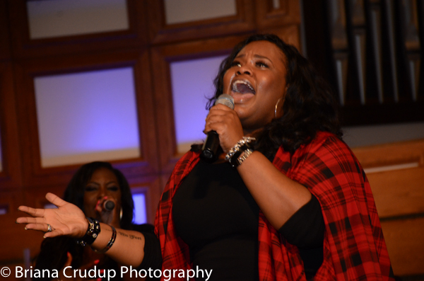 Tasha Cobbs, Kierra Sheard & Bishop William Murphy at ONE PLACE LIVE Tour ATL!