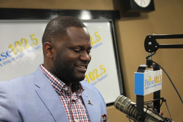 KD Bowe at the St. Jude Radiothon 2016