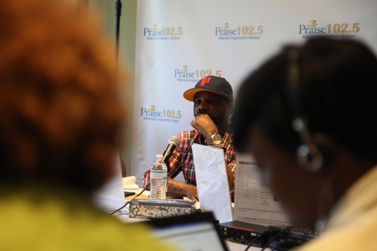 Kirk Franklin at the St. Jude Radiothon 2016