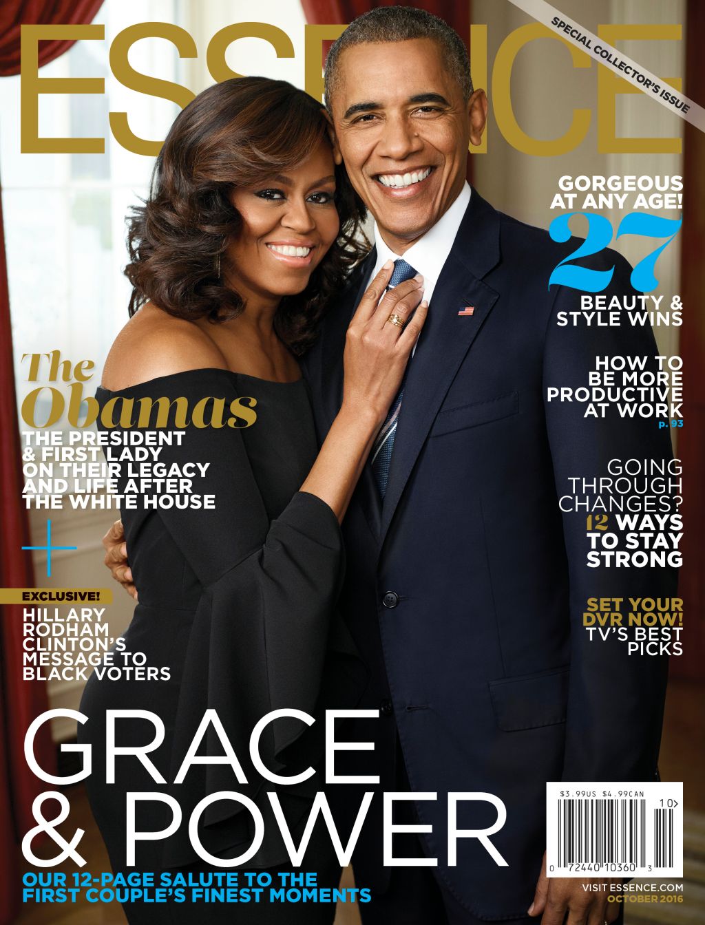Barack & Michelle Essence Cover