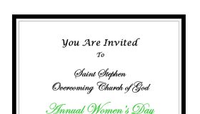 Saint Stephen Annual Women's Day