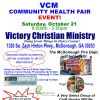 VCM Community Health Fair