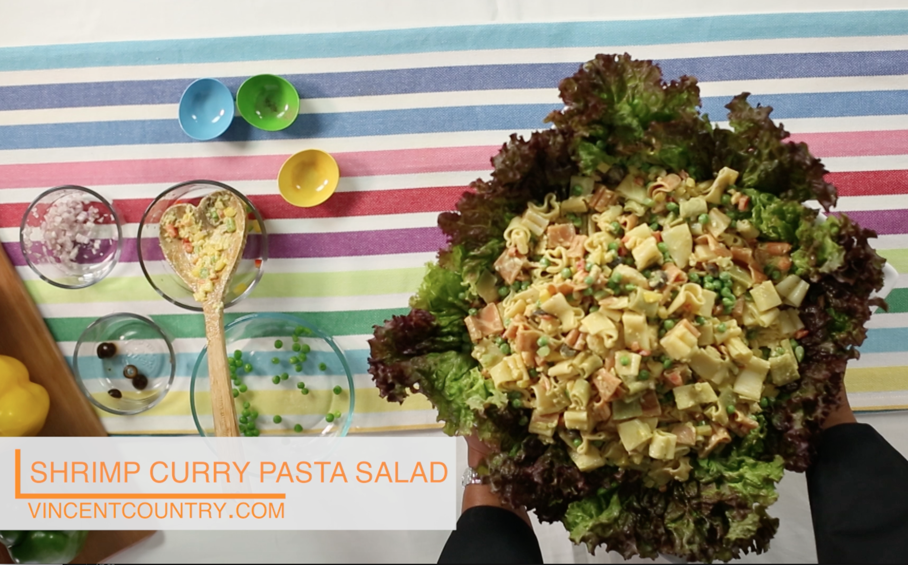 Shrimp Curry Pasta Salad