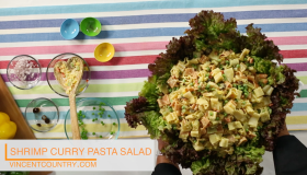 Shrimp Curry Pasta Salad