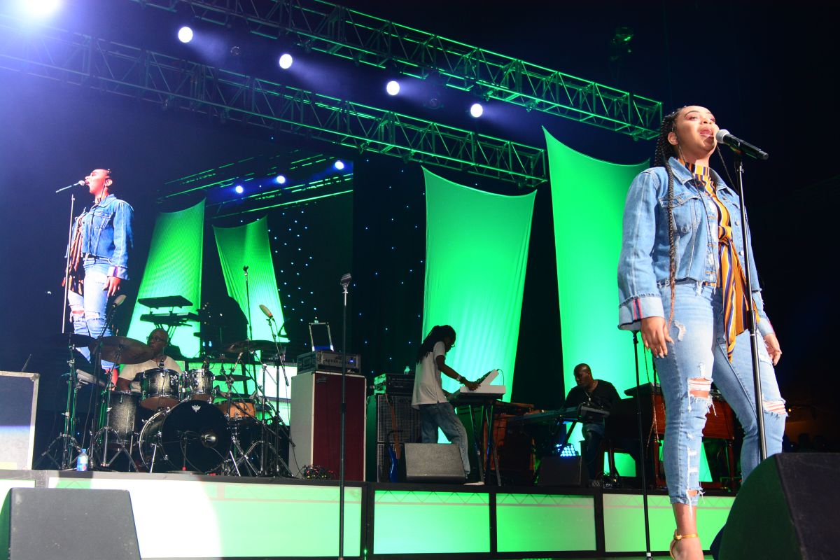 Koryn Hawthorne On Stage At Praise In The Park 2018