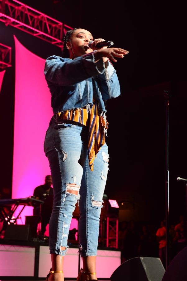 Koryn Hawthorne On Stage At Praise In The Park 2018