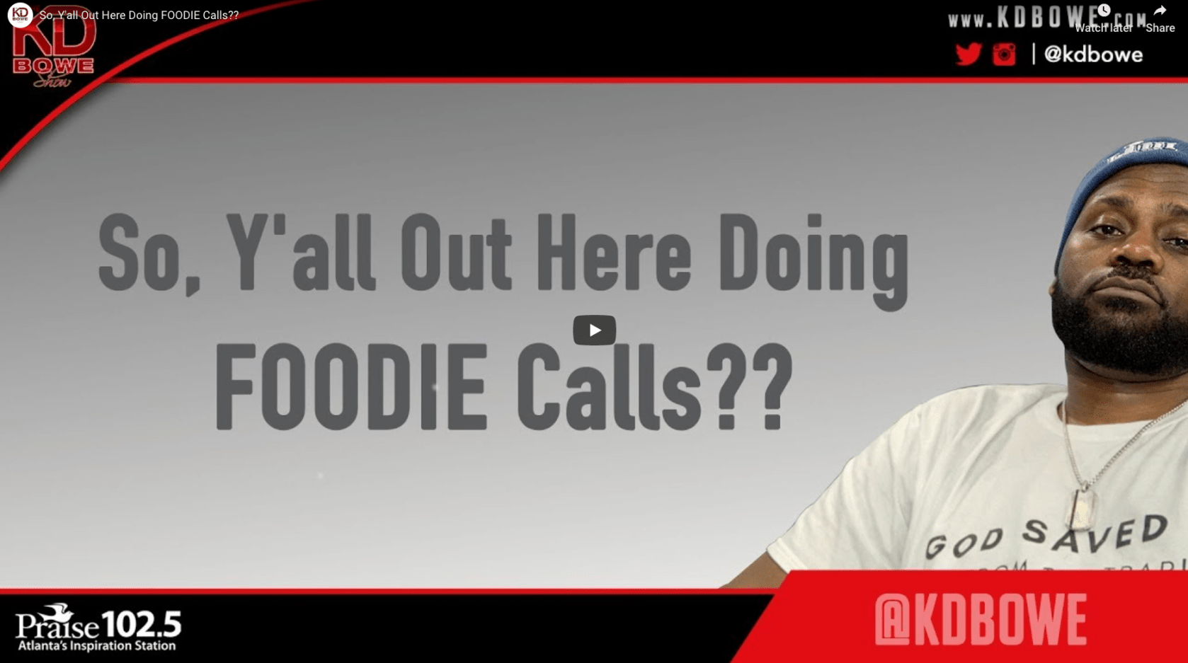 kd bowe foodie