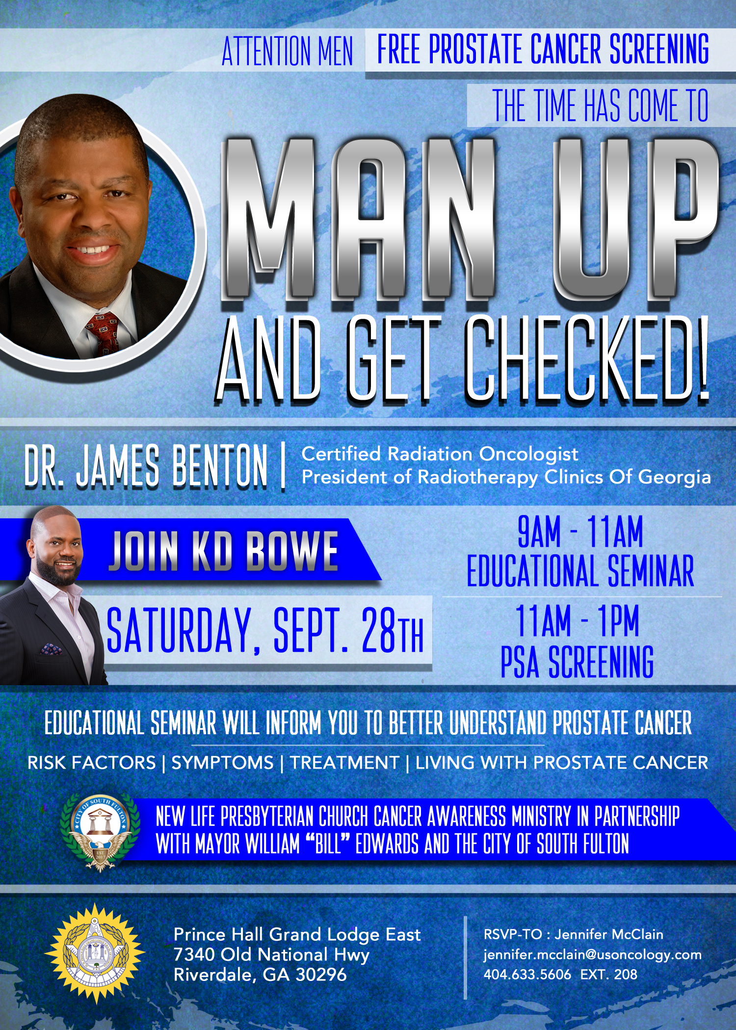 Man Up And Get Checked With KD Bowe