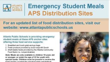 atlanta pulbic schools free meals