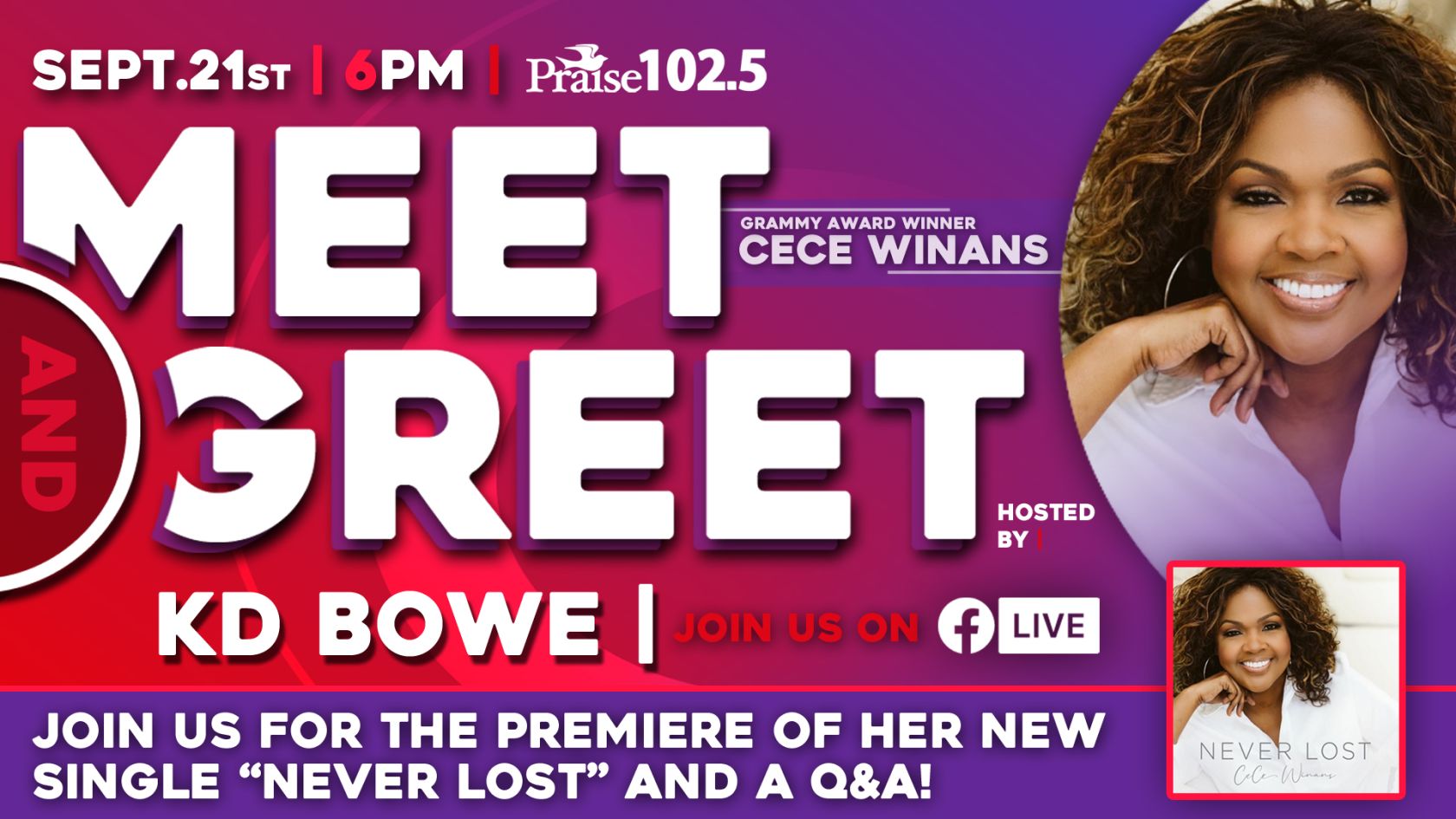 CeCe Winans meet and great