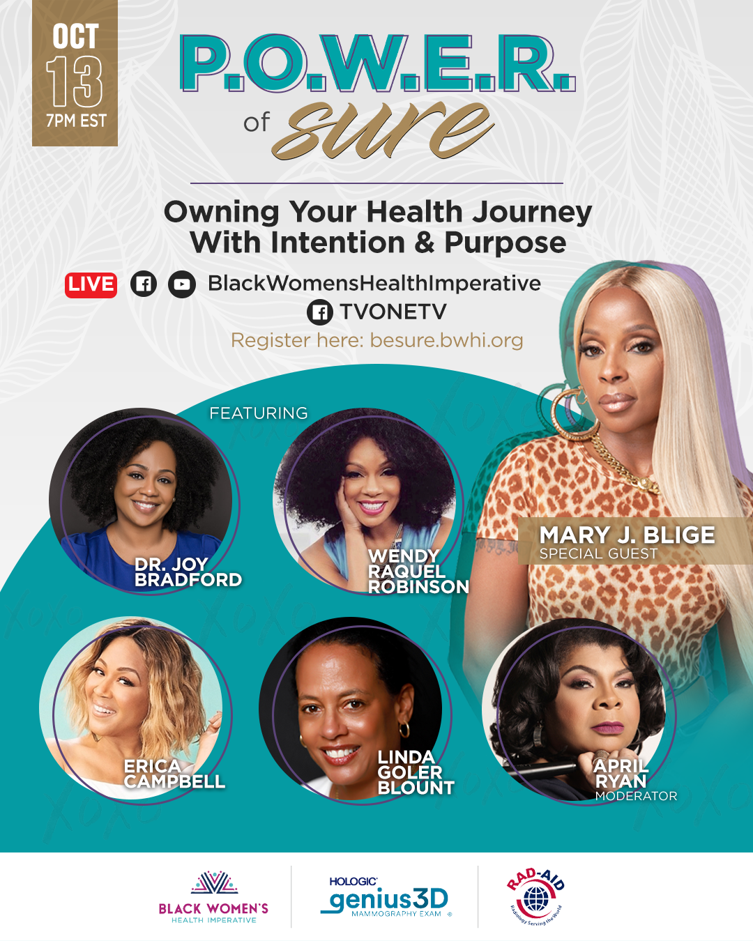 P.O.W.E.R. Of Sure | Owning Your Health Journey With Intention & Purpose Live Event
