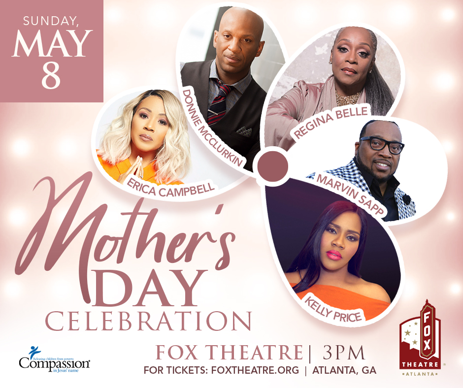 Mothers day celebration erica campbell ATL 2022