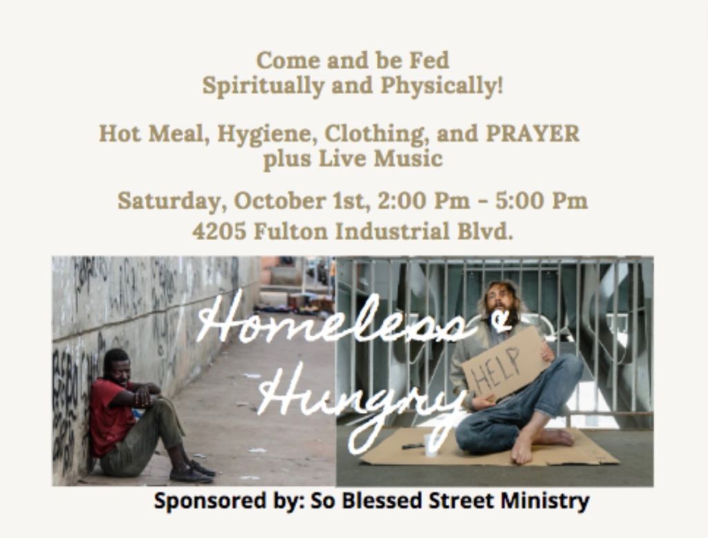 So Blessed Street Ministry | Homeless & Hungry