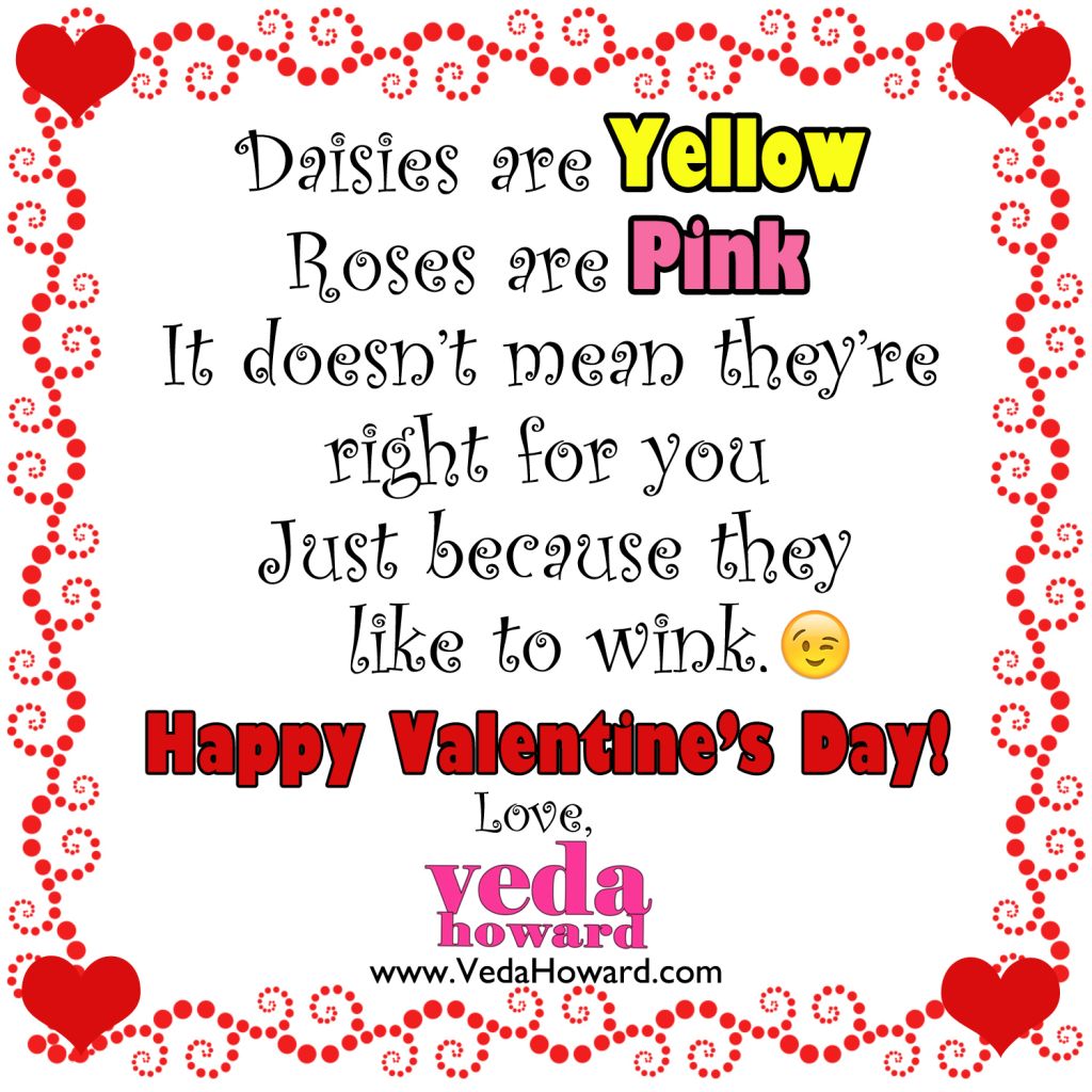 Veda Howard- Valentine's Day Poetry graphics
